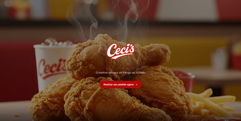 website-cecis - Screenshot do projeto