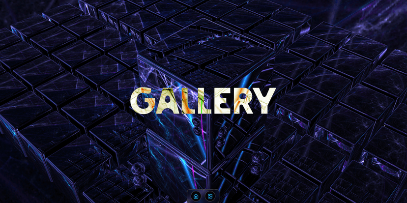 cybergallery - Screenshot do projeto
