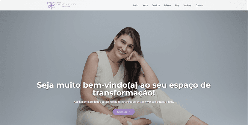 psi-amanda - Screenshot do projeto